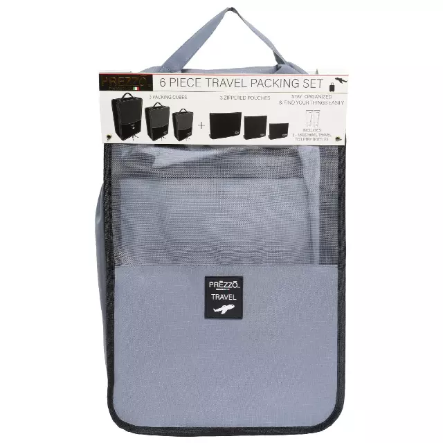 Prezzo Travel Packing Set 6 Piece — 024-GREY