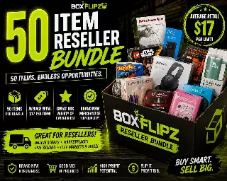 50 item reseller bundle average retail- mystery box - free shipping