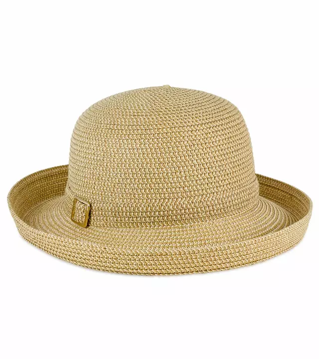 Magid Buckle Straw Kettle Hat — NATURAL/TOAST