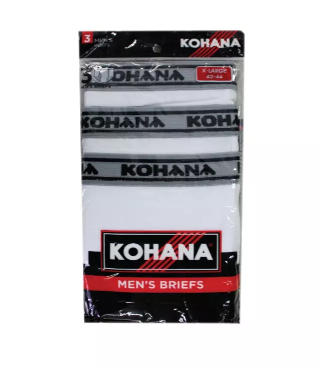 Men's White Brief 3pk - 860 — 860 / ASSORTED