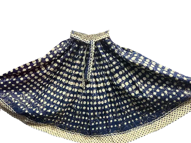 136 -ON SALE!!! Maxi Circle African Print Skirt w/ gold Foil - (3-PCS PRE-PACK) - $12 Each — One Size / 136F / 3-Pcs Per Pack