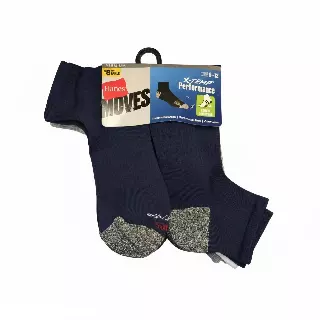 #9-H-6860 Men’s ‘Hanes’ Ankle Socks – $4.10 Per 8 Pair Pack (14 Packs)
