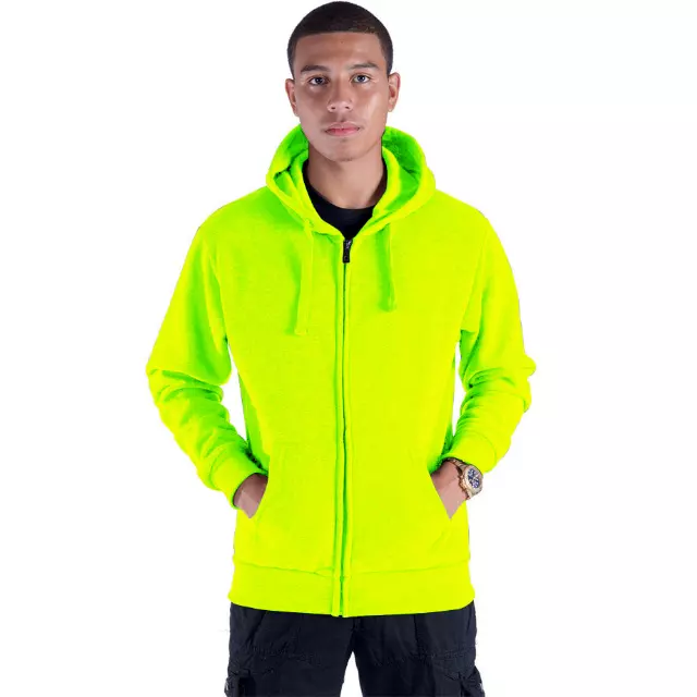 Men's Hoodie Sweatshirt- Style #MFJ101-$7.50/Unit-24PCS/CS - PLEASE SEE DESCRIPTION — Yellow