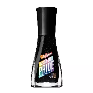 Sally Hansen Insta-Dri Pride Nail Polish | Quick Dry, Long Lasting, Streak-Free Shine | Opaque, Shimmery | 768 It’s Giving | Black Nail Color