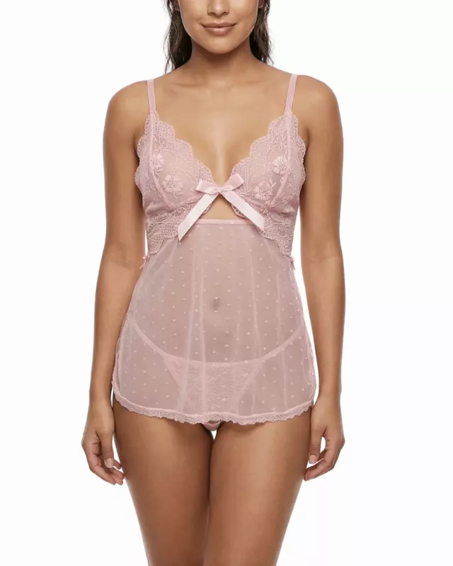 Yamilet Cami Set — Pink / S