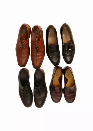 Vintage & Modern Mens Branded Dress Shoe Mix Of 20