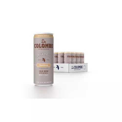 La Colombe Oatmilk Vanilla Latte – 11oz Cans (12 Pack)
