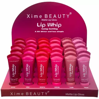 Xime Beauty Lip Whip Matte Lip Gloss - Wholesale Display 30 Units (XB-816)