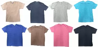 #277-V-GD Garment Dyed T-Shirts S to 4XL $1.50 Each (60 Pieces)