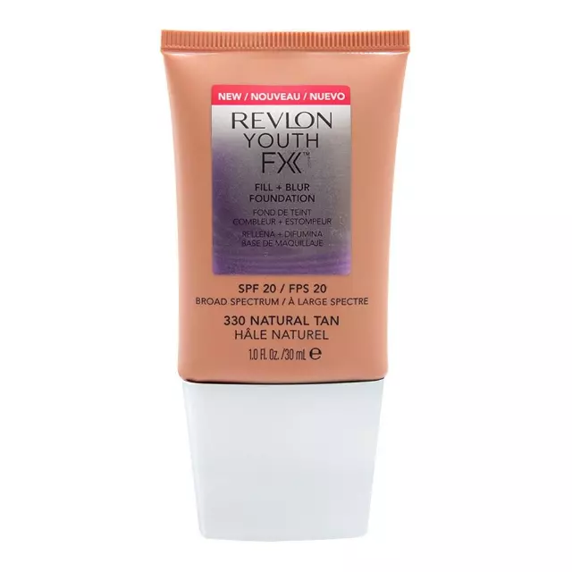 WHOLESALE REVLON YOUTH FX FILL + BLUR FOUNDATION 1 OZ - NATURAL TAN 330 - 48 PIECE LOT