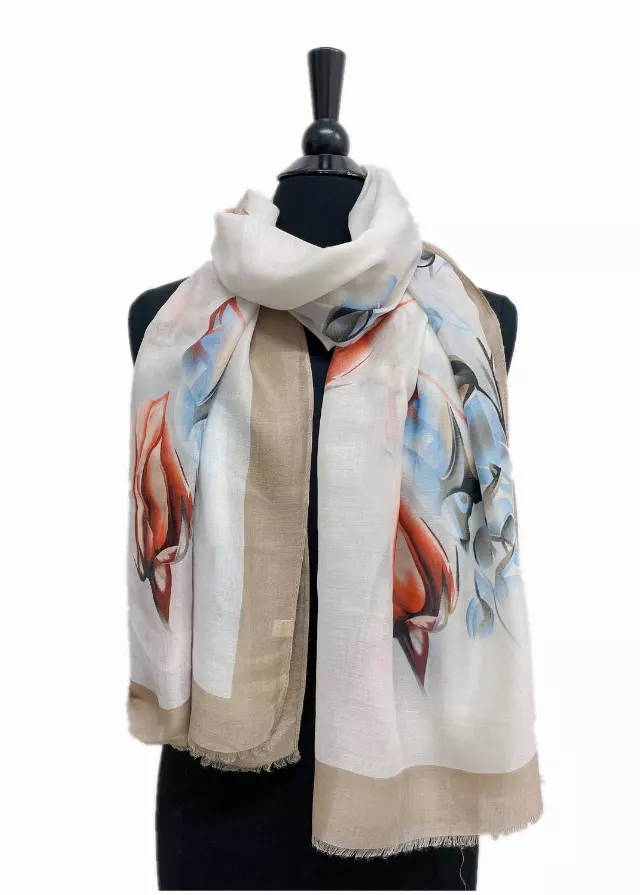 A201 Spring Lightweight Fashion Scarf — Khaki