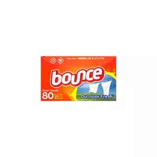 Bounce Outdoor Fresh Fabric Softener Sheets 80 Count Mega Pack Case Pack 9