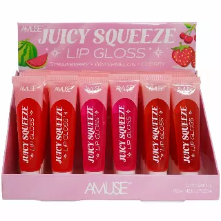 Amuse Juicy Squeeze Lip Gloss - Wholesale Display 24 Units (LIP2234)