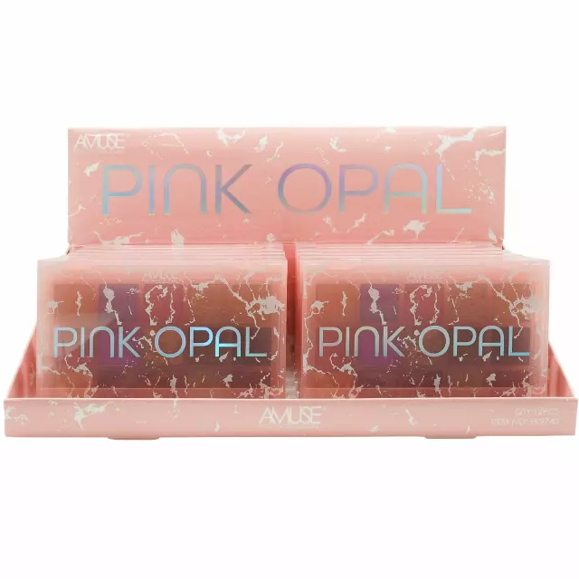Amuse Pink Opal Eyeshadow Palette - Wholesale Display 12 Units (FK9740)