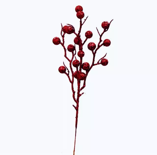 XP1019RD-12″ Glitter Pick x18 Berries- “Dozen” Min. 1 DZ – Case Pk. 48 DZ