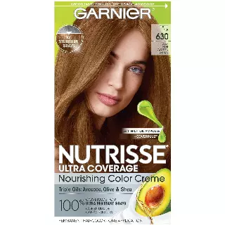 WHOLESALE GARNIER NUTRISSE ULTRA COLOR NOURISHING HAIR COLOR CREME - DEEP LIGHT GOLDEN BROWN 630 - 48 PIECE LOT