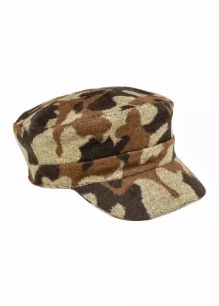 Magid Camo Print Cadet Cap — CAMEL