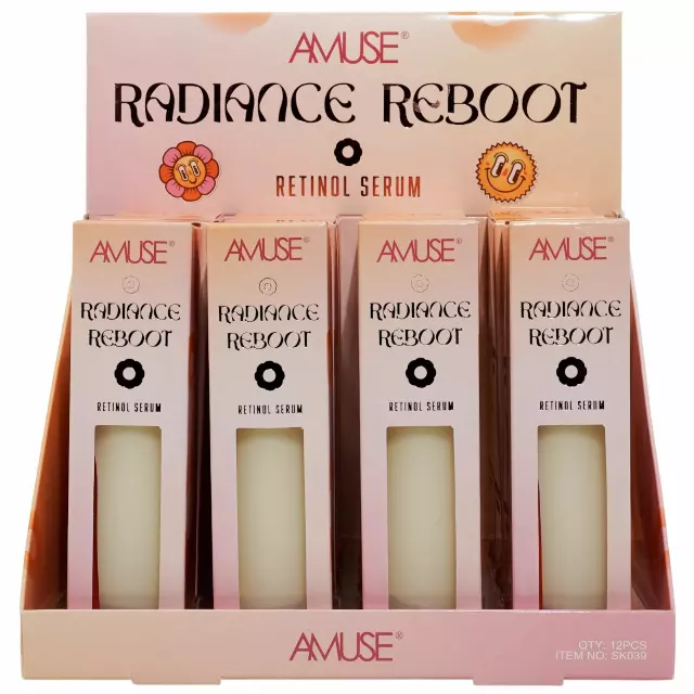 Amuse Radiance Reboot Retinol Serum - Wholesale Display 12 Units (SK039)