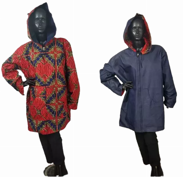 7025 - ON SALE!!! Reversible Denim Jacket - One Size (3pcs PRE-PACK) ($12 Each) — One Size / Print-413