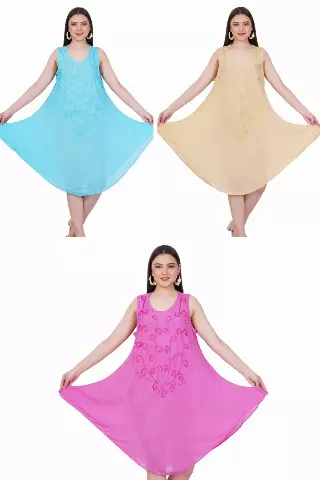 #575-515 Tie Dye Umbrella Sundress – One Size – $4.50 each (6 Pieces)