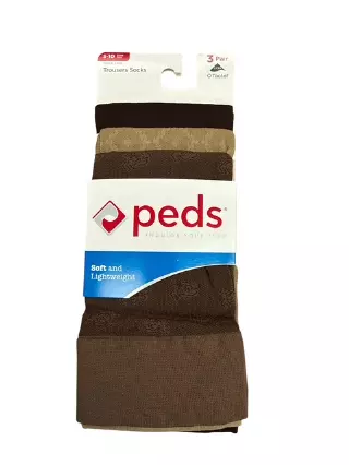 #6-PD-1509346 PEDS Women’s Trouser Sock – $.40 Per 3 Pair Pack (20 Packs)