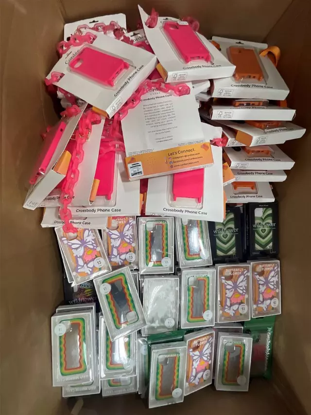 Assorted name-brand iPhone cases lot · new