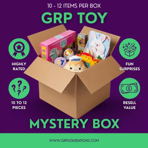 Toy Mystery Box lot · 12 · as is