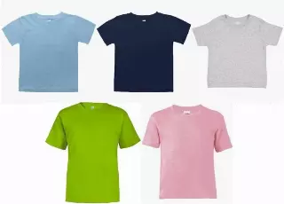 #171-DL Toddler Tees Assorted Colors $.75 each (72 Pieces)