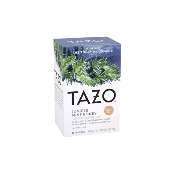 TAZO Juniper Mint Honey Herbal Tea – 6 Packs of 16ct