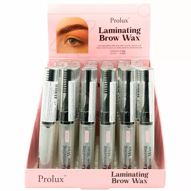 Prolux Laminating Brow Wax Clear - Wholesale Display 48 Units (K-489-1)