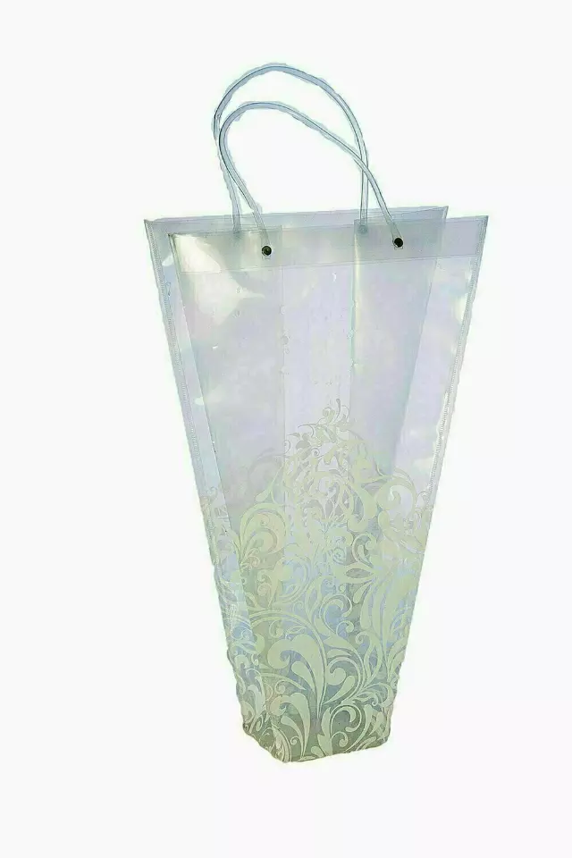 FS6001 – Heavy poly tapered Floral bag 12” x 10” x20” tall (pack of 10)-“pack” case 10 pks