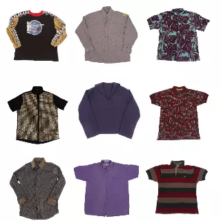 Vintage & Modern Men's Shirts Bale of 100 lbs