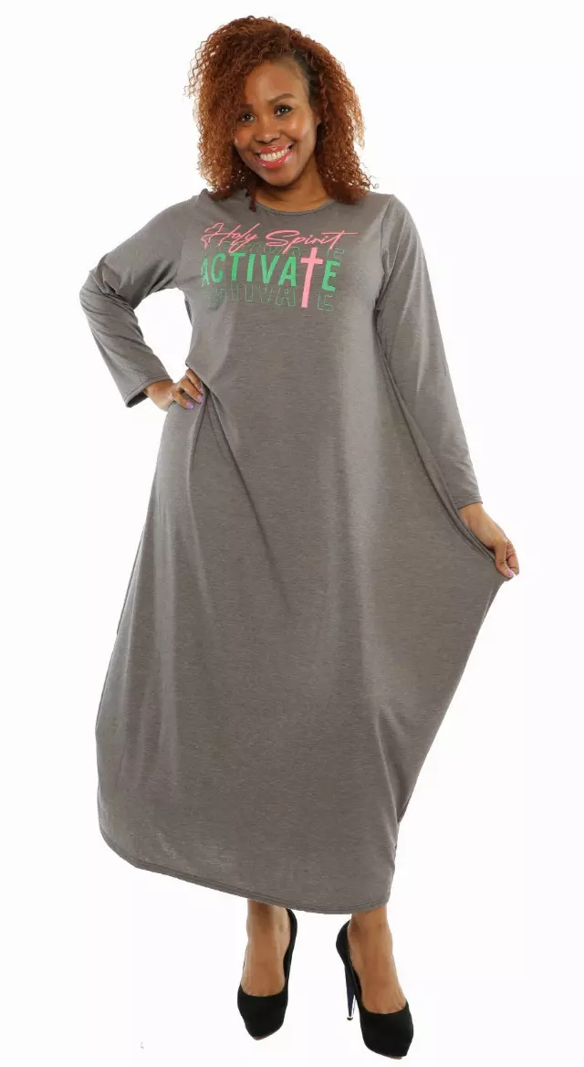 22068LS ON SALE!! Holy Spirit Activate!! Dress - One Size (6-PCS PRE-PACK) ($15.00 Each)