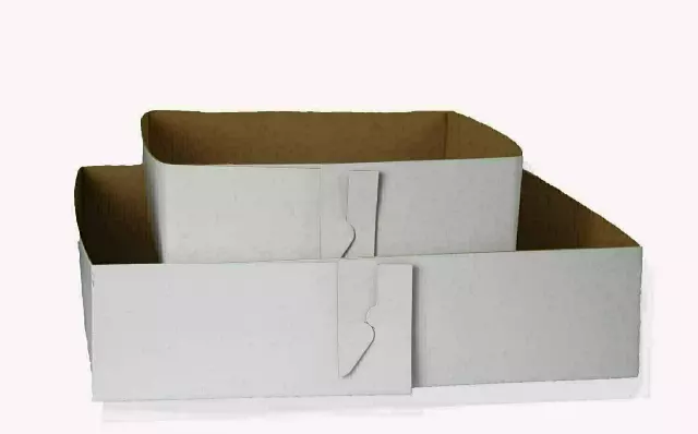 BX002 – 8”x8”x3” wax bottom thin cardboard box (100pc)- Case 1 box