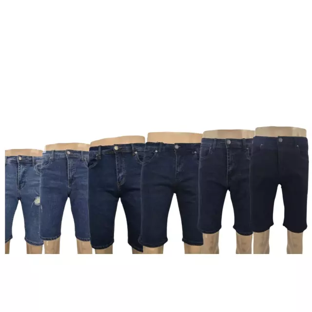 Megaannum - Classic Men's Denim Shorts - Assorted Colors