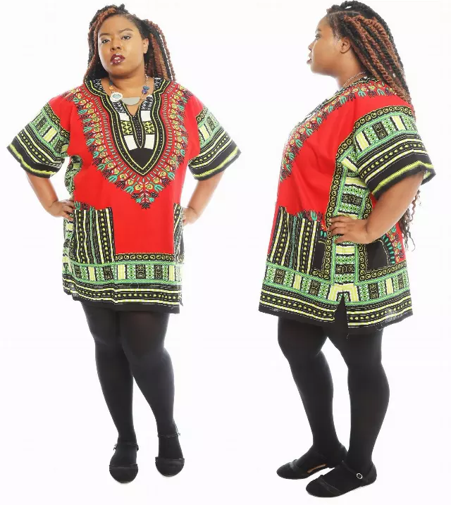 NLM-101 - African Dress Sexy Women Dashiki top (12-Pcs PRE-PACK) — Plus Size (16-24) / 12-Pcs Assorted