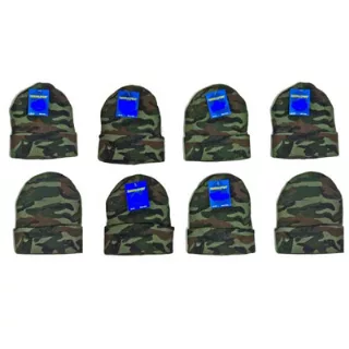 Adult Camo Knit Hats - Assorted Colors 120pcs.