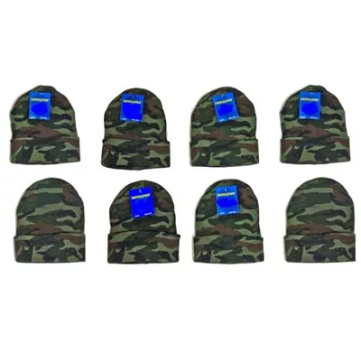 Adult Camo Knit Hats - Assorted Colors 120pcs.