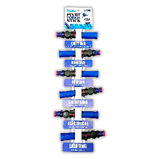 Pivot Head Torch Stick with Hang Strip Merchandising - 6 Pieces Per Retail Ready Display 23280MS