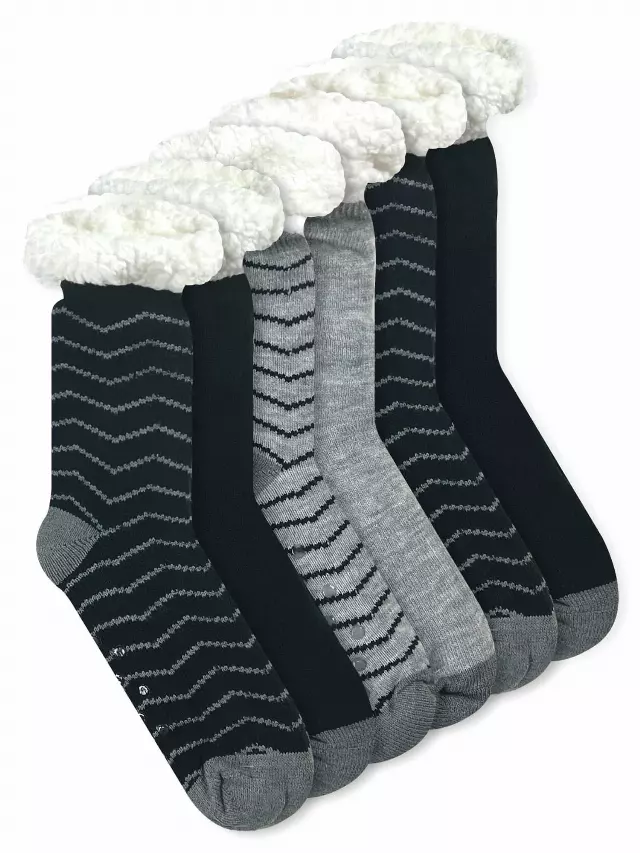 Sherpa-Lined Socks #032 (Dozen)