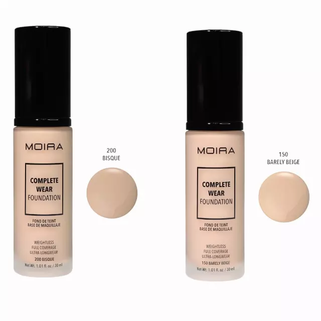 Moira Beauty Complete Wear Foundation Assorted - Wholesale 6 Units (CWF150-400)