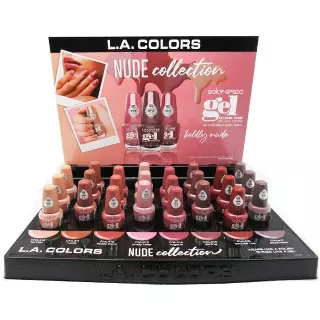 L.A. Colors Boldly Nude Nail Polish - Wholesale Display 24 Units (CLAC465)