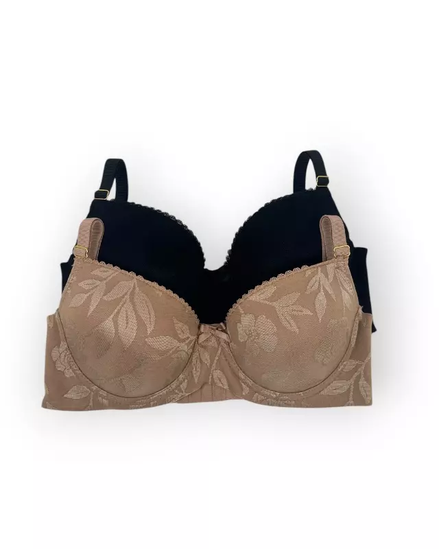 Bianca Push-Up 2-Pack Bra — Mocha / 36B
