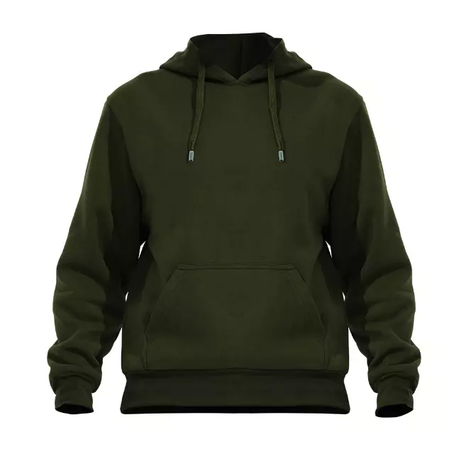 Men's Pullover Fleece Hoodie-Plus Size- Style #MFJ172X-$12.00/Unit 12PCS/CS - PLEASE SEE DESCRIPTION — Military Green