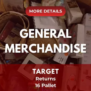 TARGET GENERAL MERCHANDISE | Assorted Men's, Women's & Kid's General Merchandise | Returns | 16 Pallets | Pallet #PA-656