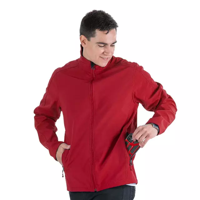 Men's Jacket- Style #MFJ154- $16.50/Unit MINIMUM 12 PCS- PLEASE SEE DESCRIPTION - S-3XL — Red
