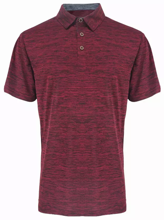 Men's Performance Polo Shirt - Style #LHT8- $7.90/Unit MINIMUM 24 PCS- PLEASE SEE DESCRIPTION - S-2XL — Burgundy