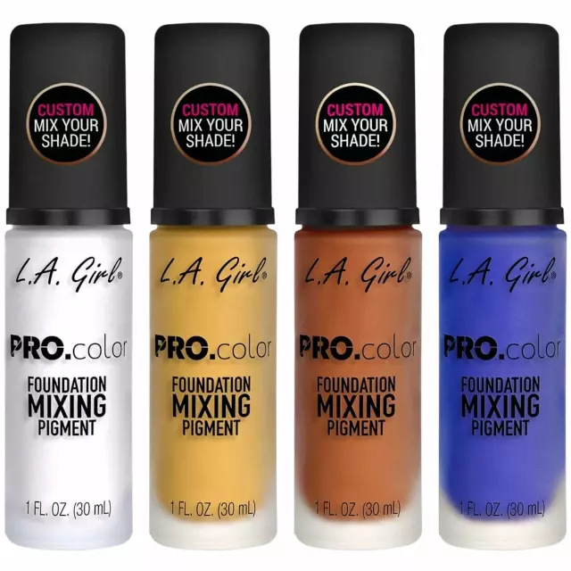 L.A. Girl Pro Color Foundation Mixing Pigment Assorted - Wholesale 12 Units (GLM711-714)