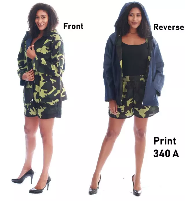 7025 - ON SALE!!! Reversible Denim Jacket - One Size (3pcs PRE-PACK) ($12 Each) — One Size / Print-340A