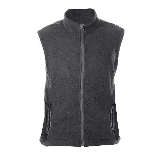Men's Fleece Vest with Pockets- Style #MV804- $10.00/ Unit MINIMUM 24 PCS - PLEASE SEE DESCRIPTION - S-2XL — Dark Grey